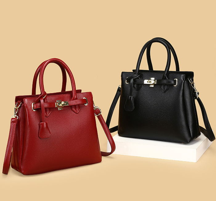 RETRO LYCHEE PATTERN HANDBAG FPOR WOMEN