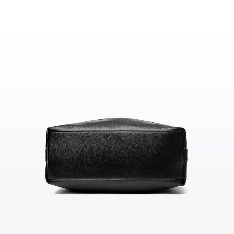TRENDY SOLID COLOR SHOULDER BAG