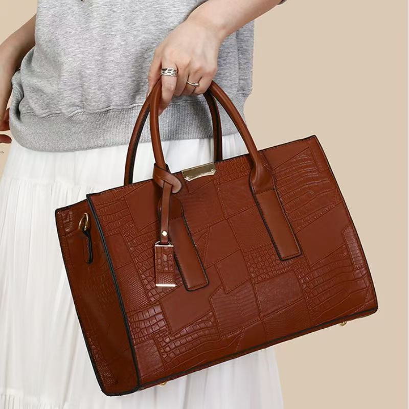 RETRO MOTHER AND CHILD HANDBAG TOTE