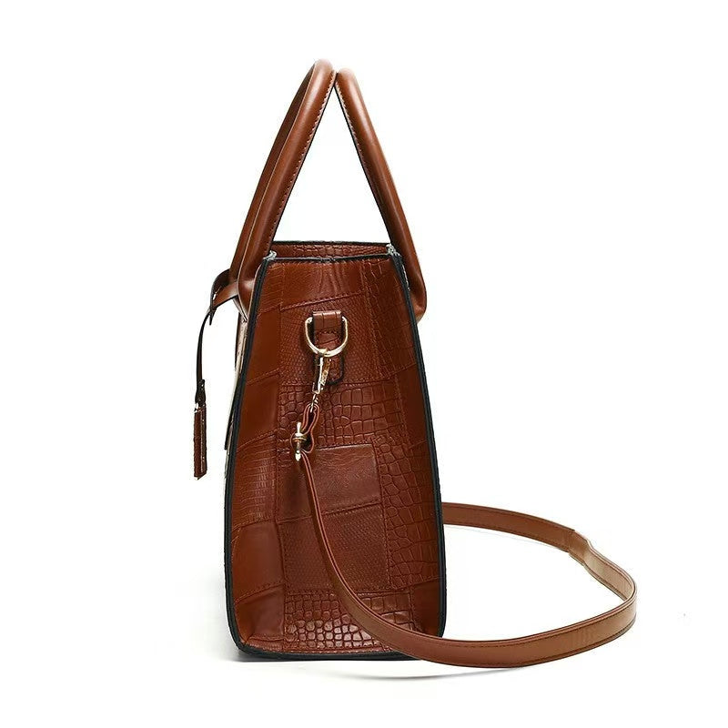 RETRO MOTHER AND CHILD HANDBAG TOTE
